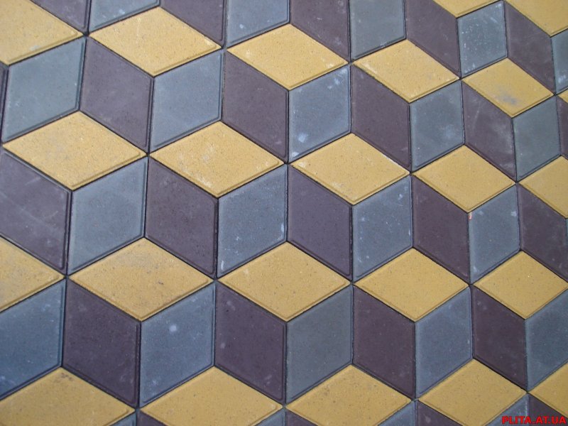 Плитка ромб выпуклый гладкий lp007а