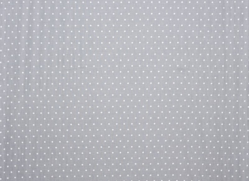 Ткань серая в мелкий горошек
