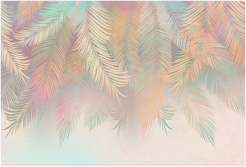 Аффреско пальмовые листья