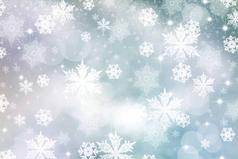 Зима снежинки