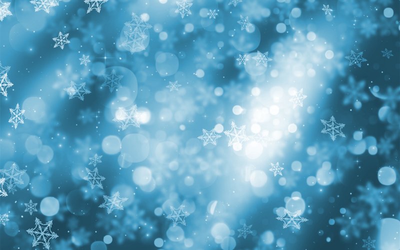 Фон снежинки