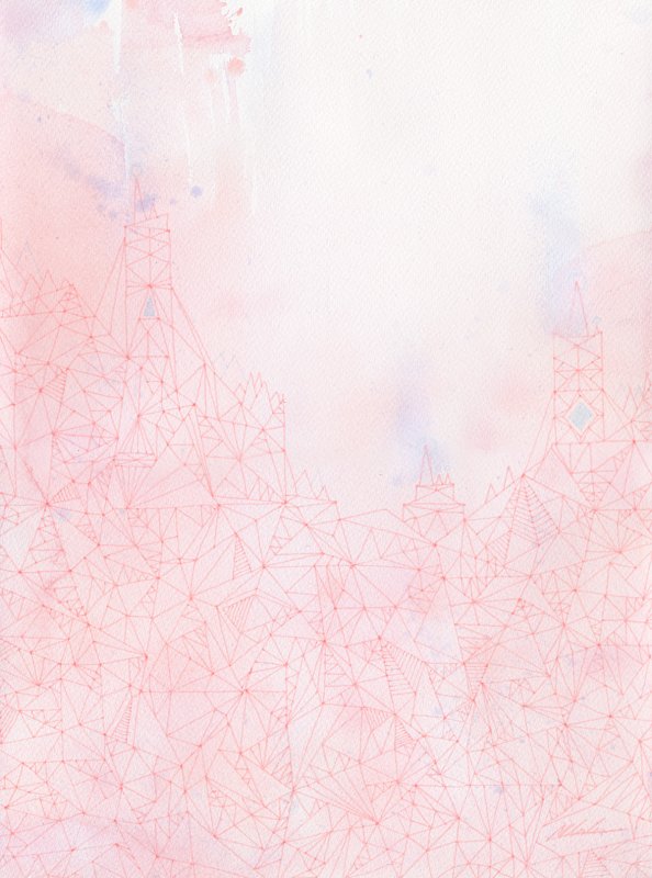 Розовая Акварельная бумага