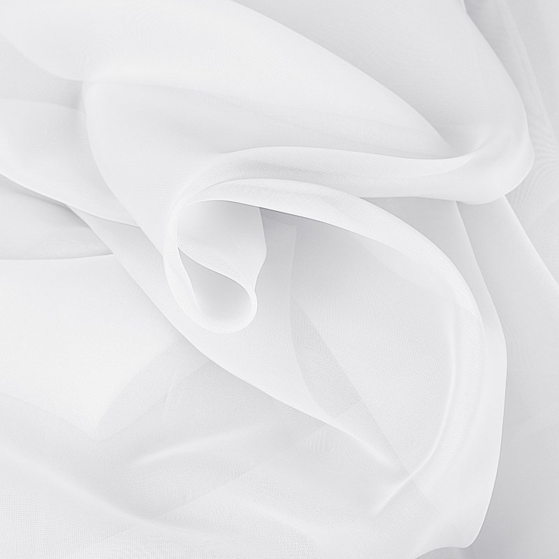 Белая прозрачная ткань