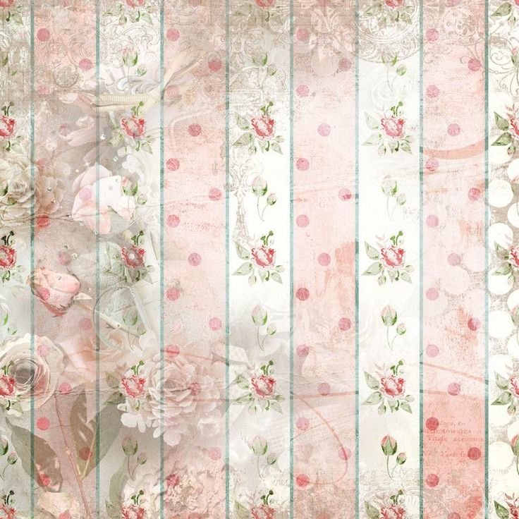 Бумага в стиле шебби Шик