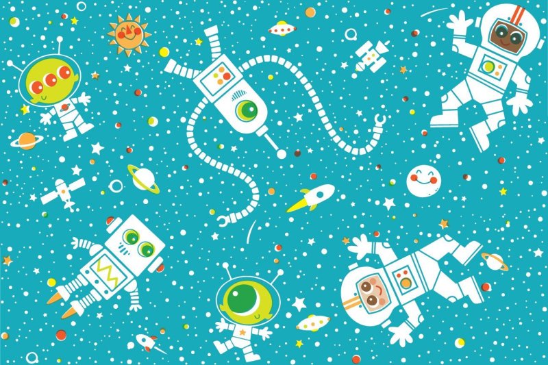 Подложка космос для детей