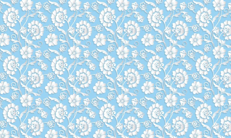 Орнамент (голубой)