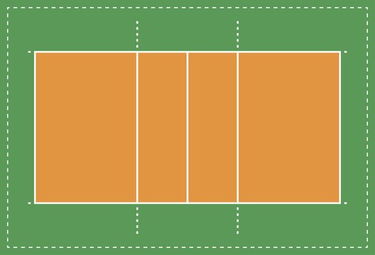 Волейбольная площадка вид сверху