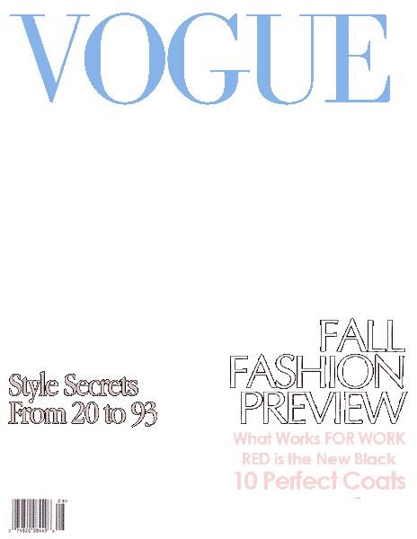 Макет обложки журнала