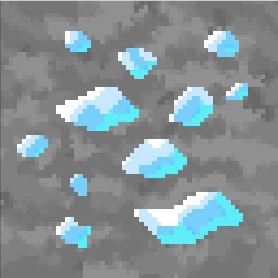 Алмазная руда майнкрафт 2д