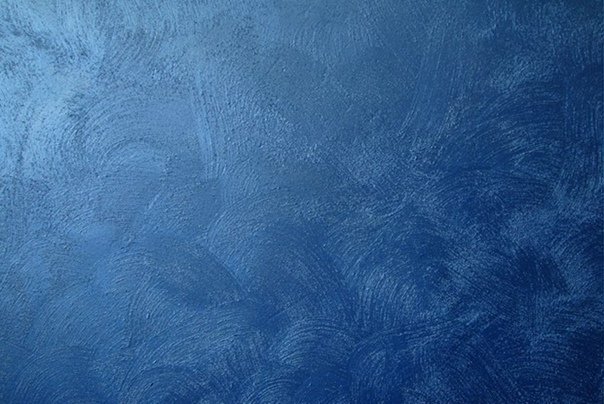 Декоративная штукатурка синяя