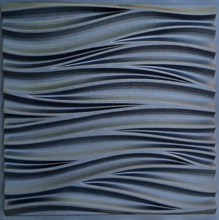 Панели с фактурой волна