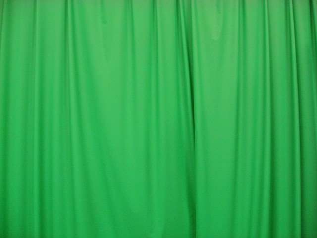 Зеленые шторы фон