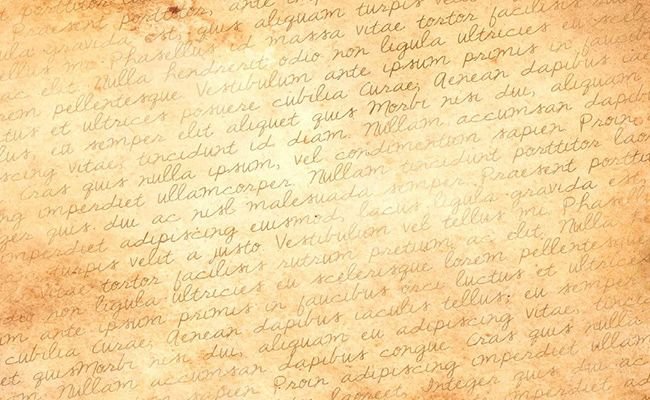 Фон старого письма