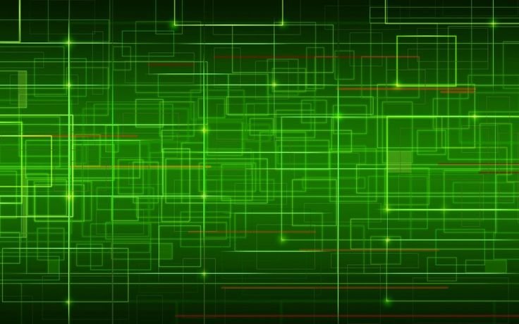 Зеленая абстракция