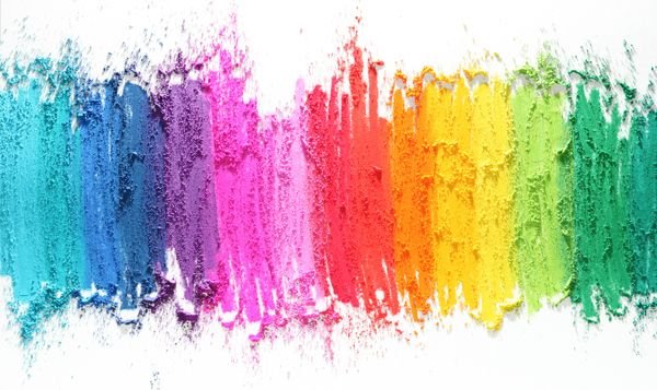 Яркие мазки краски