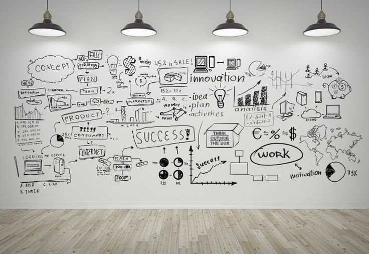 Надписи маркером на доске