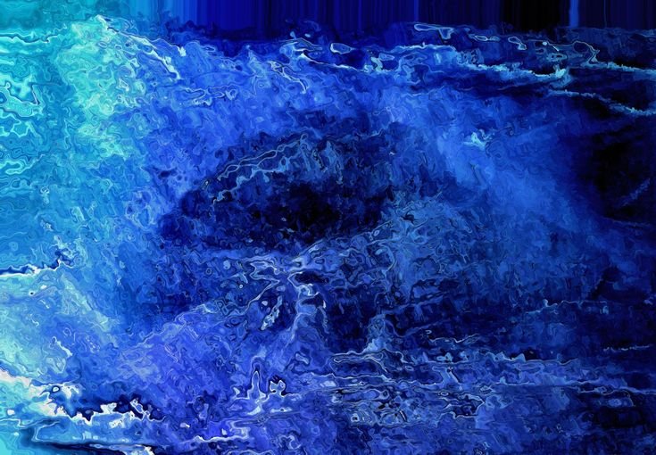 Абстракция в синих тонах