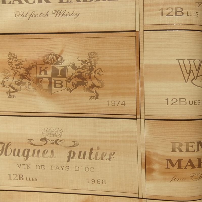 Надписи на винных коробках