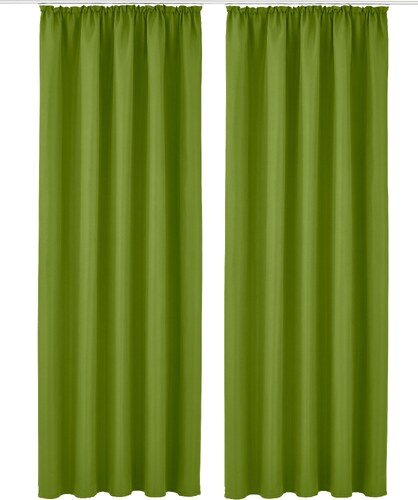 Зеленые портьеры