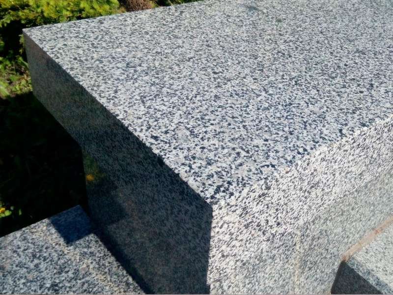 Покостовский гранит 30мм термо ступени