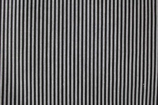 Ткань черно белая полоска