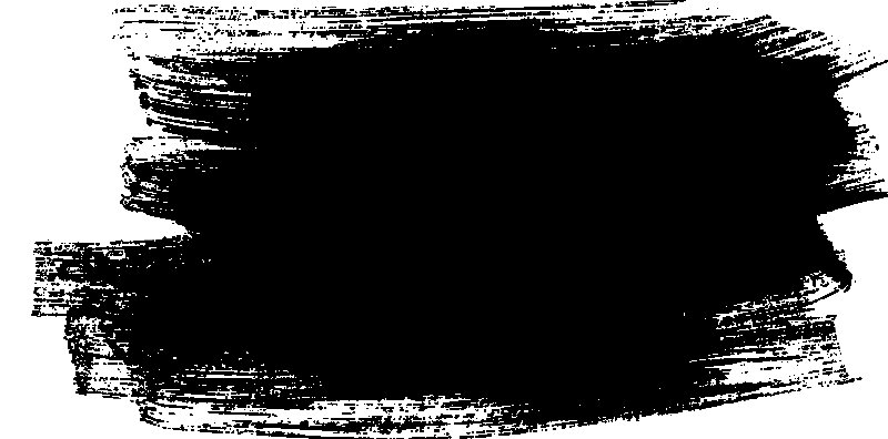 Черный мазок