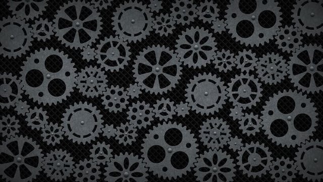 Много шестеренок