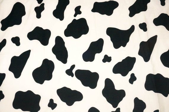 Принт коровы