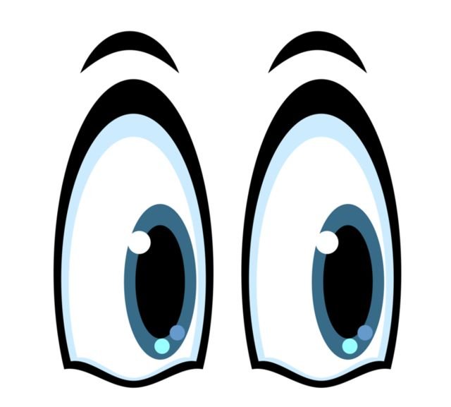 Глаза мультяшные