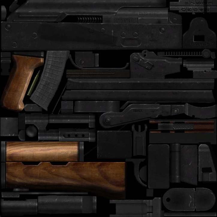 Сталкер тень Чернобыля WPN_ak74.DDS