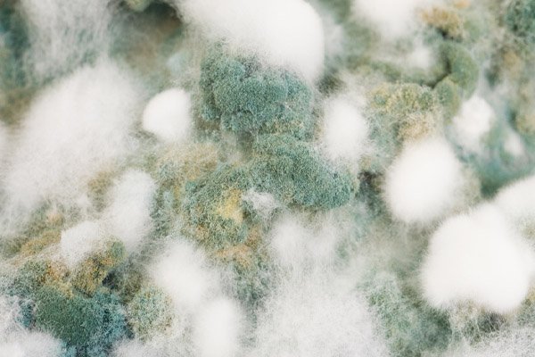 Плесень на прозрачном фоне