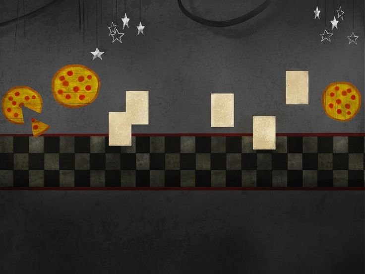 Стены пиццерии Фредди