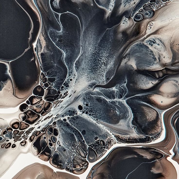 Флюид арт мрамор