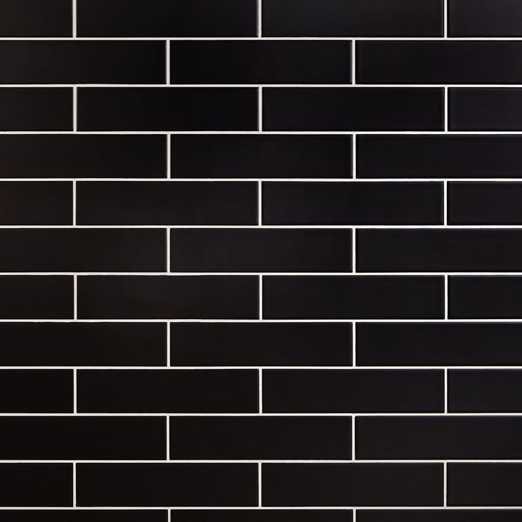 Плитка черный кирпич