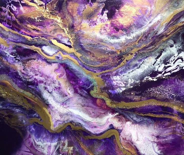 Фиолетовый мрамор