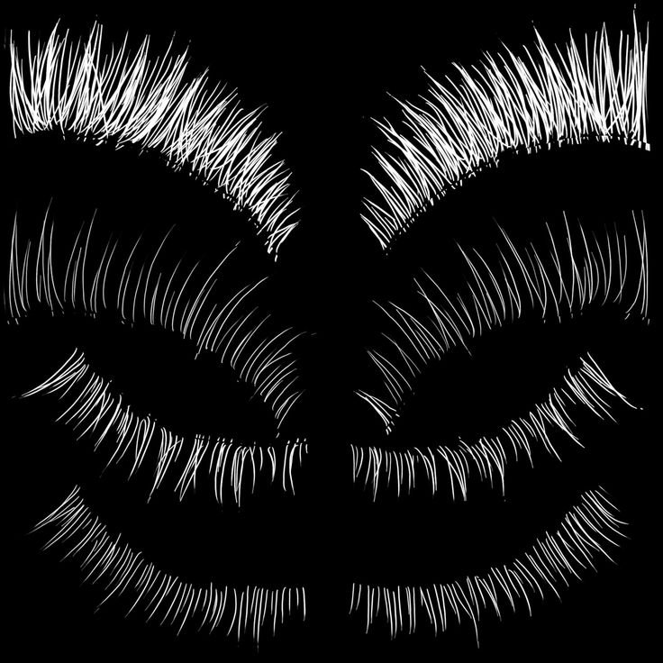 Ресницы для фотошопа