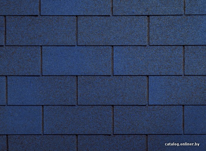 Мягкая черепица синяя ТЕХНОНИКОЛЬ