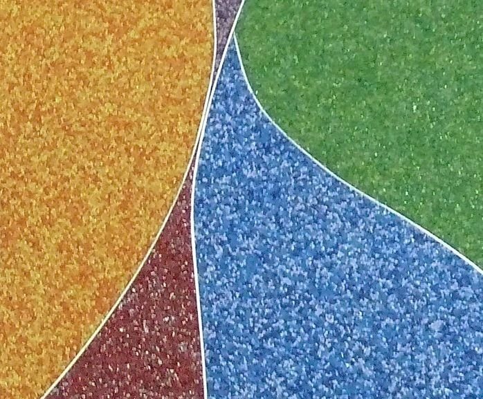 Резиновое покрытие для детских площадок фактура