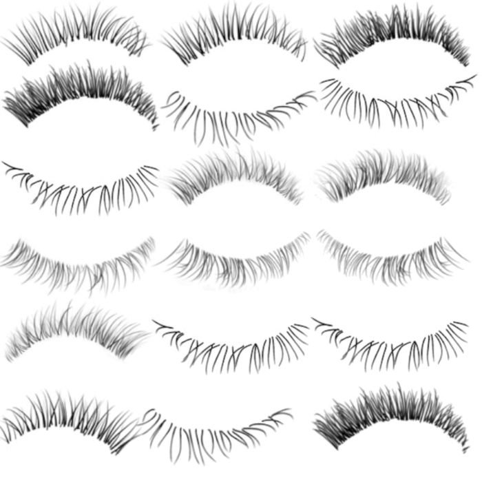 Ресницы текстура