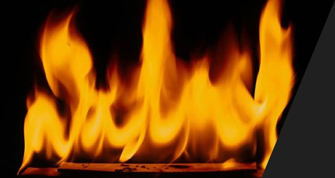 Огонь в камине