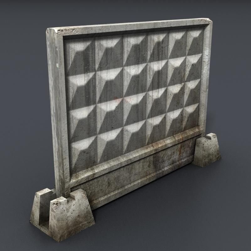 СД-3 забор железобетонный самостоящий