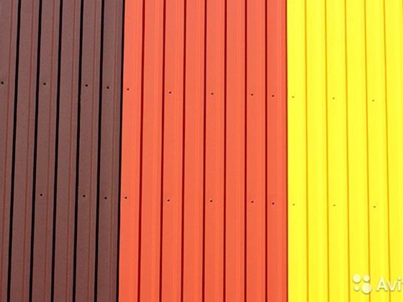 Профлист цветной