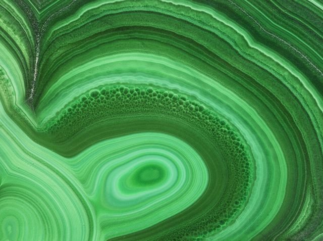 Срез малахита