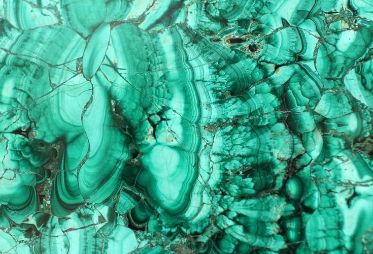 Малахит минерал Макросъёмка