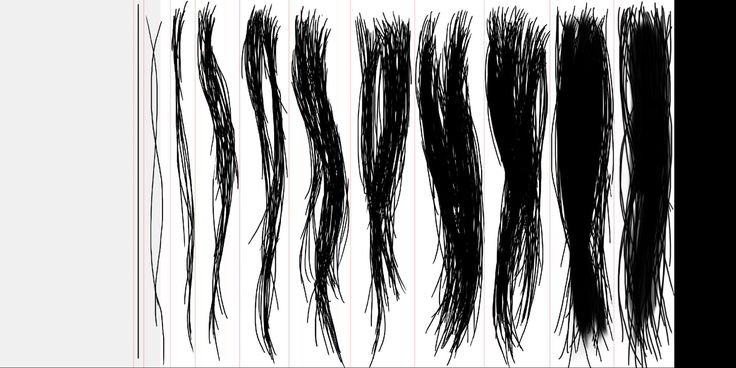 Прядь волос текстура