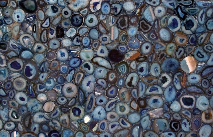 Синий агат Оникс слэб