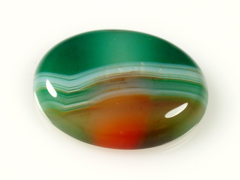 Зелёный агат камень