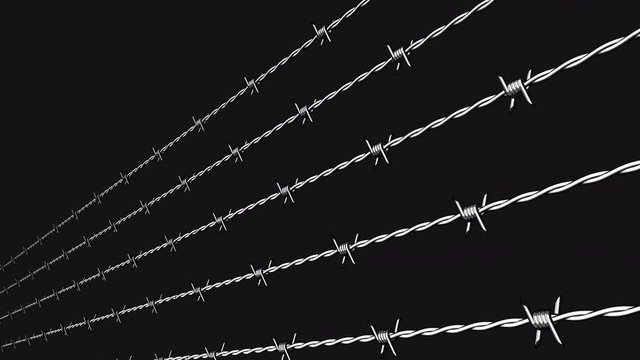 Колючая проволока текстура