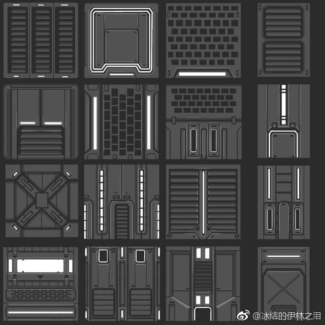 Тайлсет 2d Sci-Fi