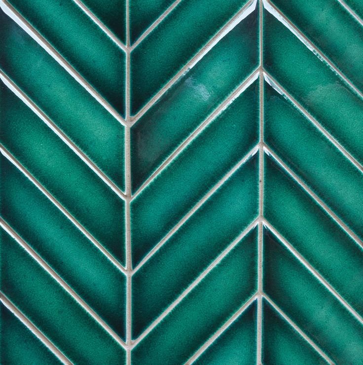 Плитка Chevron Green